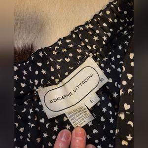 Pure silk Adrienne Vittadini Moon and Star pants